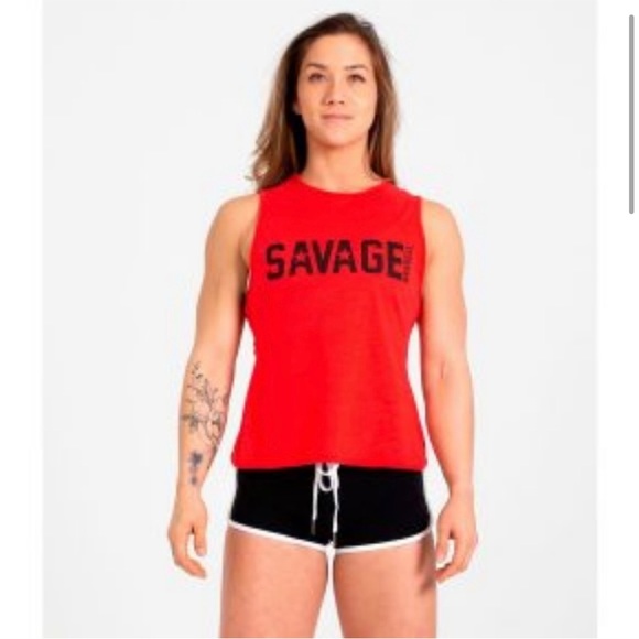 Savage Barbell Tops - Savage barbell cross back
